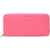 Esquire Leren Portemonnee Viktoria Zip Around Wallet Salmon Roze