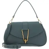 Coccinelle Leren Schoudertas Himma Handbag Grained Leather Kale Green Groen