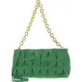 Coccinelle Leren Schoudertas Ophelie Goodie Rock Handbag Craquele Leather Peppermint Groene