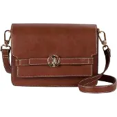U.S. POLO ASSN. schoudertas Argentario Flap Crossbody Bag Brown bruine