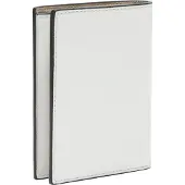 Liebeskind berlin Leren Kaarthoes Hilla Small Pebble Arcie Card Etui Arctic Crème