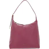 Coccinelle Leren Schoudertas Gleen Handbag Grained Leather Pulp Pink Paars