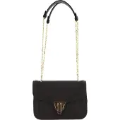 Coccinelle Leren Schoudertas Avondtas Marvin Twist Handbag Bark Bruine