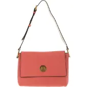 Coccinelle Leren Schoudertas Liya Shoulderbag Geranium / Silk Oranje