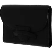 Coccinelle Leren Portemonnee Tessa Flap Wallet Noir Zwart