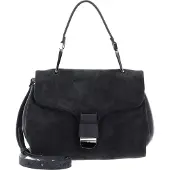 Coccinelle Leren Handtas Schoudertas Neofirenze Sued Handbag Ardesia Donkergrijs