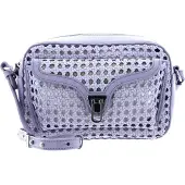 Coccinelle Leren Schoudertas Beat Eco Woven Handbag Lavend. / Lavend. Paars
