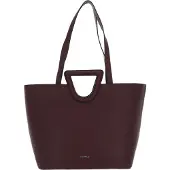 Coccinelle Leren Schoudertas Shopper Faboula Elephant Handbag Carruba Donkerbruin