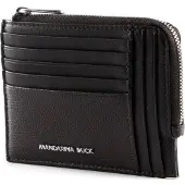 Mandarina Duck Leren Kaarthouder Mellow Urban Wallet Mole Donkerbruin