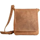 Harold's Leer schoudertas Antic Messenger Bag Nature bruine