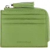 Coccinelle Leren Kaarthoes Tassel Credit Card Holder Guacamole Groene