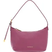 Coccinelle Leren Schoudertas Gleen Mini Bag Grained Leather Pulp Pink Paars