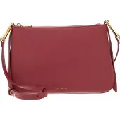 Coccinelle Leren Schoudertas Magie Mini Bag Pot Lichtrood