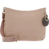 Mandarina Duck Leren Schoudertas Mellow Leather Crossover Lamb's Wool Zalmroze