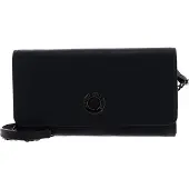 Mandarina Duck Leren Kaarthoes Schoudertas Mellow Leather Wallet Bag Dress Blue Blauw