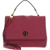 Coccinelle Leren Handtas Schoudertas Liya Handbag Rosewood / Brandy (rood)paars