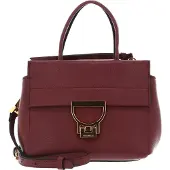 Coccinelle Leren Handtas Schoudertas Arlettis Handbag Brandy Bruine