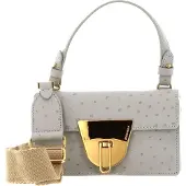 Coccinelle Leren Schoudertas Avondtas Coccinellenico Handbag Gelso Lichtgrijs