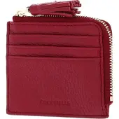 Coccinelle Leren Kaarthoes Tassel Credit Card Holder Sangria (rood)paars