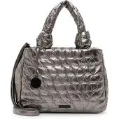 Tamaris Schoudertas Caren Shopper Darksilver Zilverkleurig