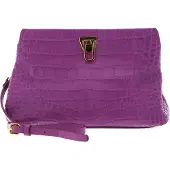 Coccinelle Leren Schoudertas Avondtas Beat Clu. Cro. S Handbag Dahlia Paars