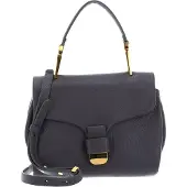 Coccinelle Leren Handtas Schoudertas NEOFIRENZE SOFT Handbag Grained Leather Ardesia Donkergrijs