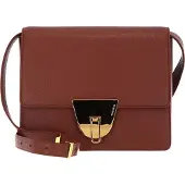 Coccinelle Leren Schoudertas Coccinellenico Handbag Brule Bruine