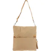 Mandarina Duck Schoudertas MD20 Lux Crossover Bag Mustard Lux Abrikoos