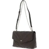 DKNY Leren Schoudertas Madison Shoulder Bag Truffle Lichtbruin