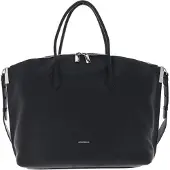 Coccinelle Leren Shopper Schoudertas Estelle Handbag Midnight Blue Donkerblauw