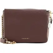 Mandarina Duck Leren Schoudertas Mellow Leather Hunting Bag Balsamic Mauve