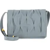 Coccinelle Leren Schoudertas Marquise Goodie Shoulder Bag Cloud Blauw