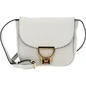 Coccinelle Leren Schoudertas Arlettis Handbag Gelso Lichtgrijs