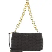 Coccinelle Leren Schoudertas Avondtas Ophelie Matelasse Handbag Bark Grijs