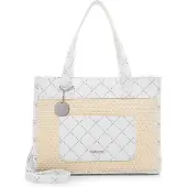 Tamaris Handtas Schoudertas Anna Shopper White Wit