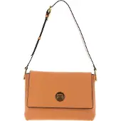 Coccinelle Leren Schoudertas Liya Shoulderbag Apricot / New Pink Oranje