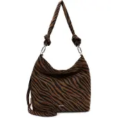 Tamaris Schoudertas Julie Shoulderbag Taupe / Black Veelkleurig