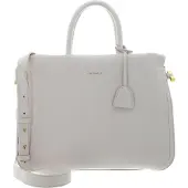 Coccinelle Leren Handtas Schoudertas Blue Handbag Coconut Milk Crème