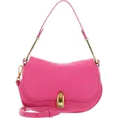 Coccinelle Leren Schoudertas Magie Soft Shoulderbag Grained Leather New Fucsia Paars