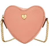 Fossil Schoudertas Vday Heart Zip Ethereal Pink Zalmroze