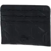 Lacoste Leren Kaarthouder Maheki Credit Card Holder Noir Zwart
