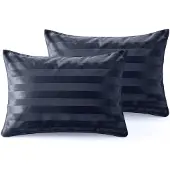 Sleeptime Lazy kussenslopen Hotel Velvet - Navy - Per 2 stuks