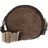 Caterina Lucchi Schoudertas Firenze Elettra Round Crossbody Bag Moro Bruine
