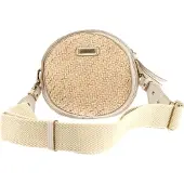 Caterina Lucchi Schoudertas Firenze Elettra Round Crossbody Bag Calce Beige