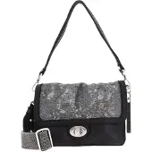 Caterina Lucchi Schoudertas Avondtas Los Angeles Clotilde Shoulder Bag Nero Zwart