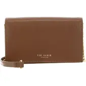 Ted Baker Leren Schoudertas TABINA Travel Novelty Purse On Chain Brown Lichtbruin