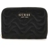 GUESS Portemonnee Melisandra SLG Medium Zip Around Wallet Black Zwart