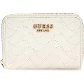 GUESS Portemonnee Melisandra SLG Medium Zip Around Wallet Shell Crème