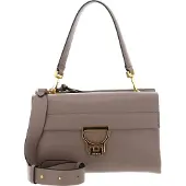 Coccinelle Leren schoudertas Arlettis Shoulder Bag Warm Taupe