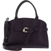 Coccinelle Leren handtas schoudertas Sabine Handbag Prune donkerpaars